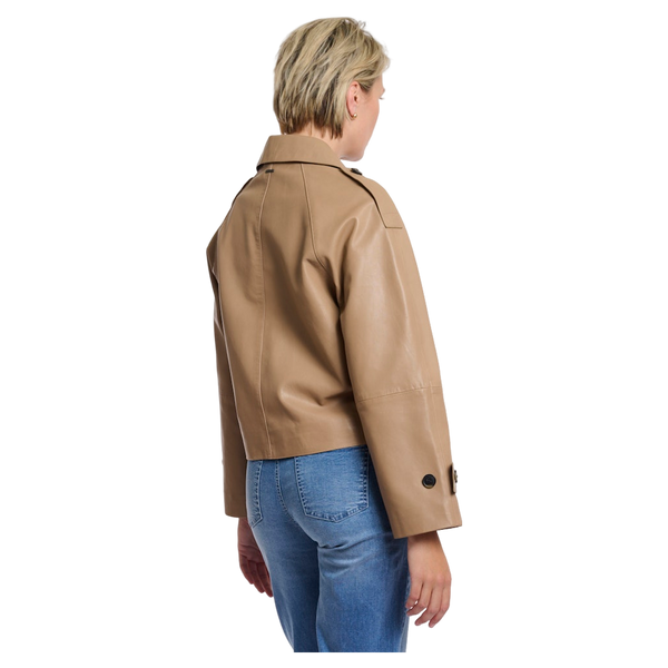 Rino & Pelle Lotte Double Breasted Leather Jacket