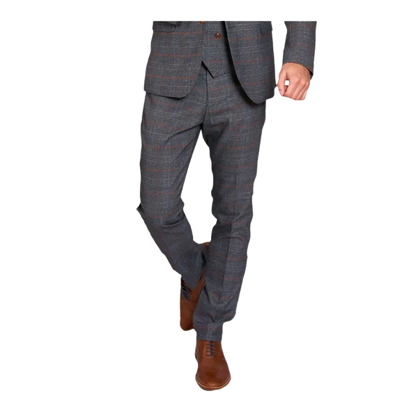 Marc Darcy Jenson Check Suit Trouser for Men