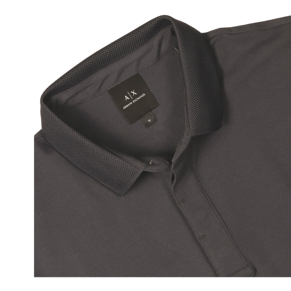 Armani Exchange Slim Fit Long Sleeve Polo Shirt