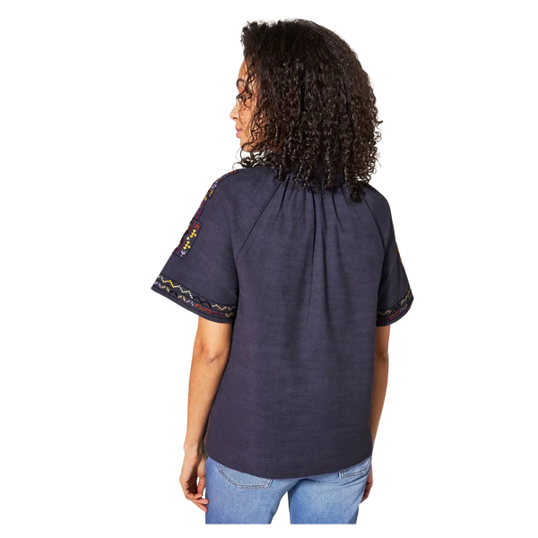 White Stuff Frida Embroidered Blouse