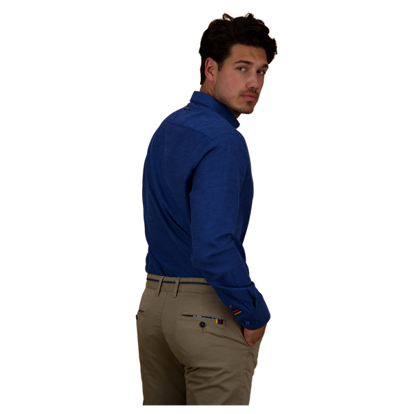 A Fish Named Fred Brushed Twill Long Sleeve Shirt
