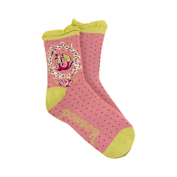 Powder A-Z Ankle Socks for Women