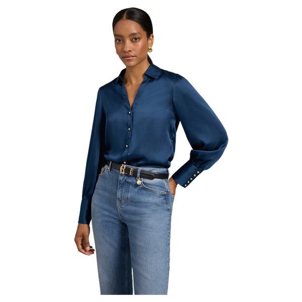 Holland Cooper Annie V-neck Shirt