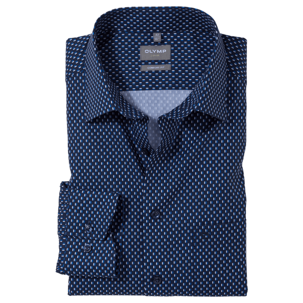 Olymp Formal Long Sleeve Dot Print Shirt for Men