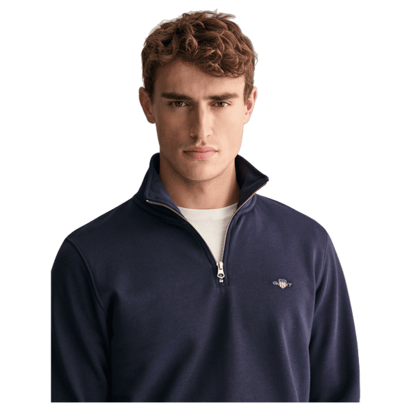 GANT Regular Shield Logo 1/4 Zip Sweatshirt