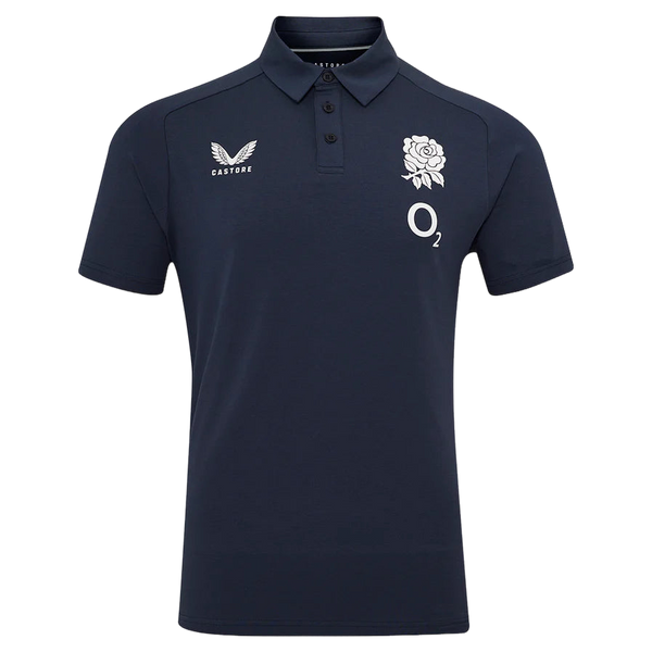 Castore England Travel Short Sleeve Polo