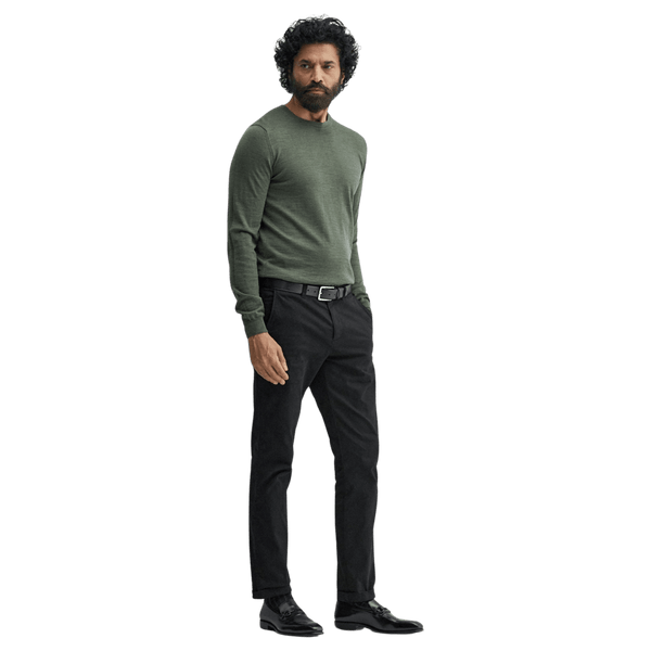 Oliver Sweeney Camber Merino Crew Neck Jumper for Men