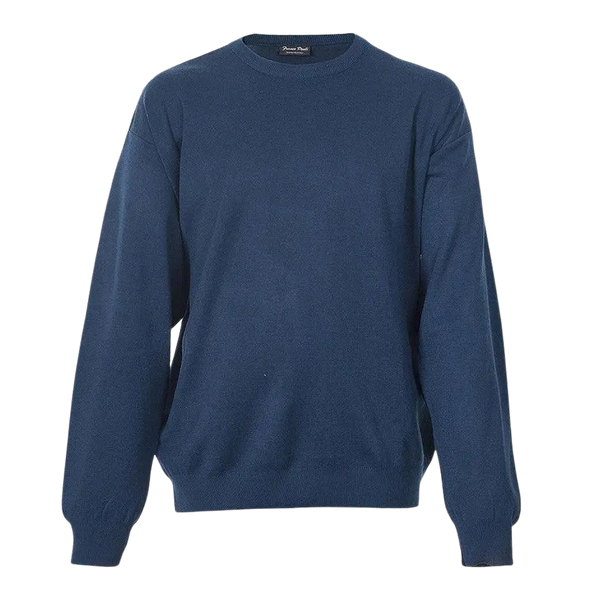 Franco Ponti Crew Neck Pullover for Men in Airforce 2XL-6XL Extra Long