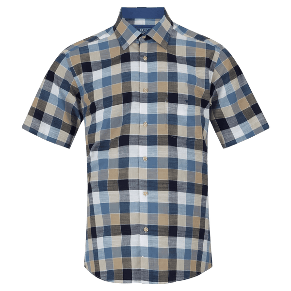DG's Drifter Large Check Short Sleeve Shirt