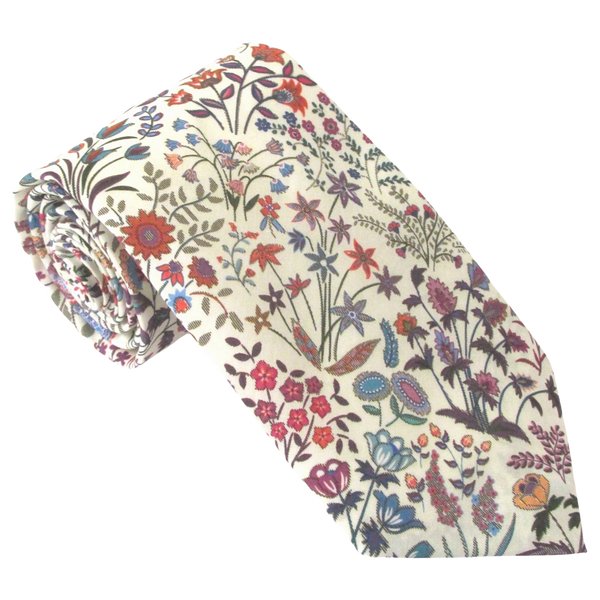 Van Buck Extra Long Tie Made With Liberty Fabric