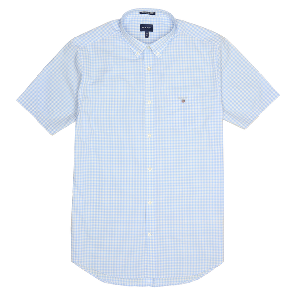 GANT Short Sleeve Gingham Shirt for Men