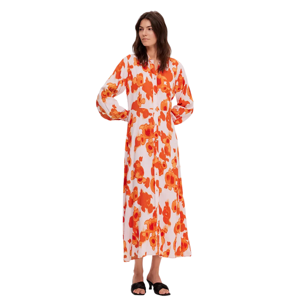 Selected Femme Nicolette Long Sleeve Shirt Dress