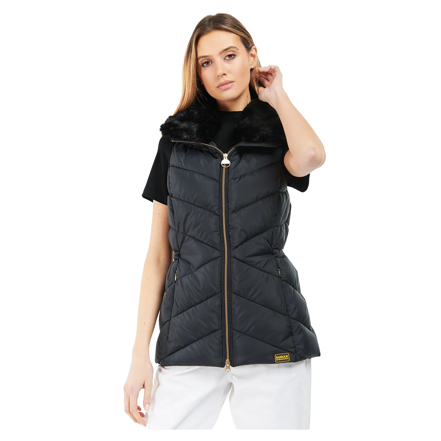Women s barbour cheap international victory gilet