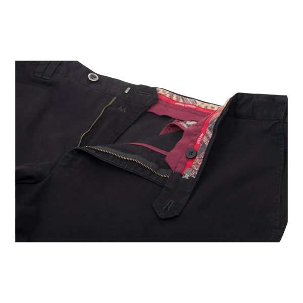 Meyer Oslo Chinos in Black