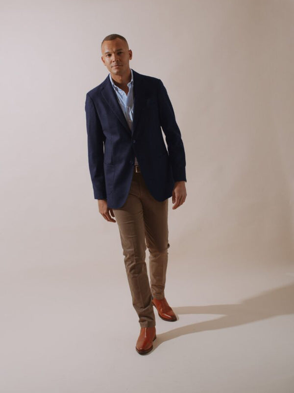 William David Premium Flannel Blazer