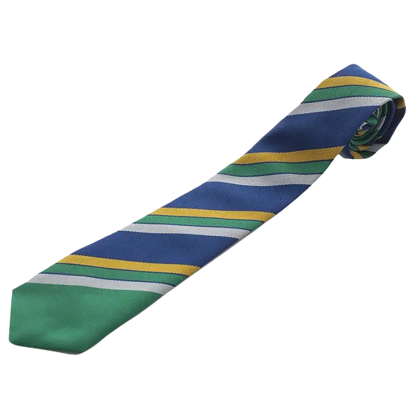 Colchester High School Tie - Green (Hedgehogs/ Danes)