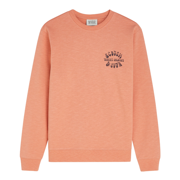 Scotch & Soda Left Chest Logo Regular Fit Sweatshirt