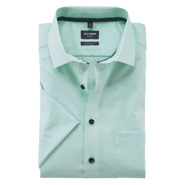 OLYMP Formal Short Sleeve Shirt for Men
