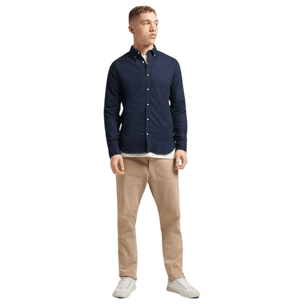 Superdry Organic Cotton Long Sleeve Oxford Shirt