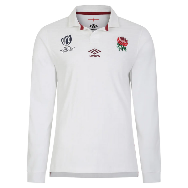 Umbro England Rugby World Cup Home Classic Jersey Long-Sleeved Top