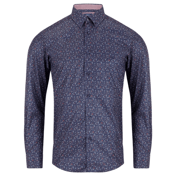 DG's Drifter Floral Print Long Sleeve Shirt for Men