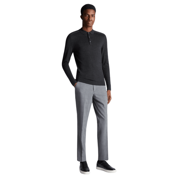 Remus Uomo Long Sleeve Polo Shirt for Men