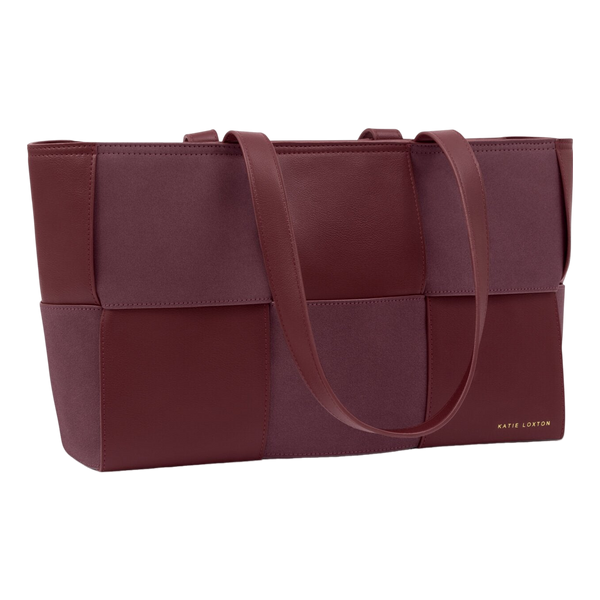 Katie Loxton Taya Hand Woven Suedette Tote Bag