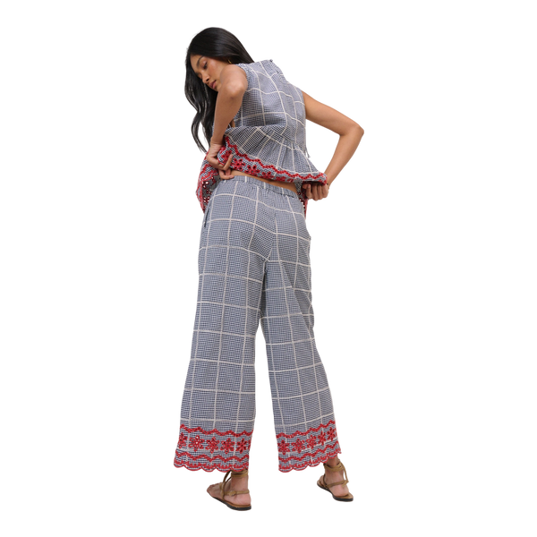 Nobody's Child Shrew Embroidered Crop Trousers