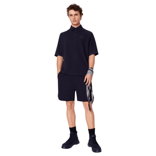 Armani Exchange Waffle Texture Jersey Shorts