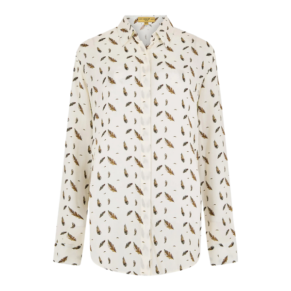 Dubarry Orchard Feather Print Shirt for Women