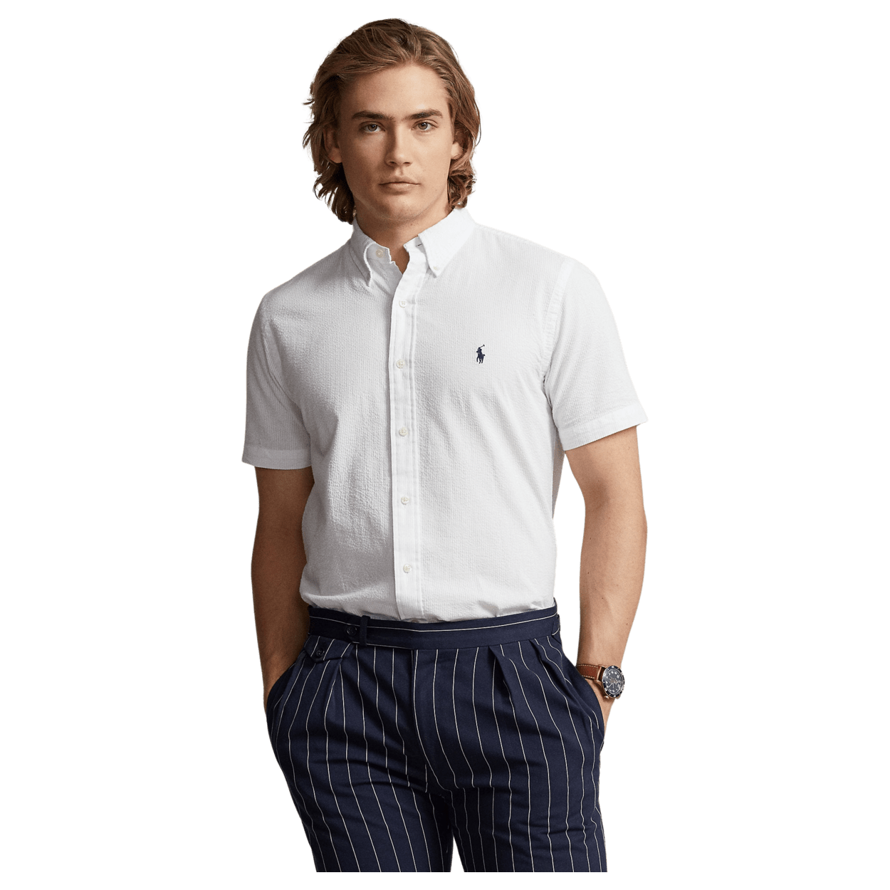 Polo ralph lauren seersucker shirt sales