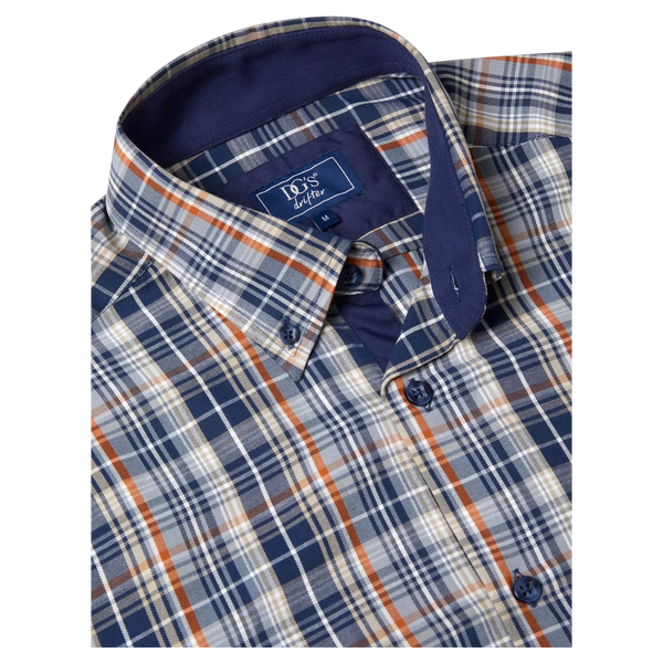 DG's Drifter Check Long Sleeve Button Down Shirt