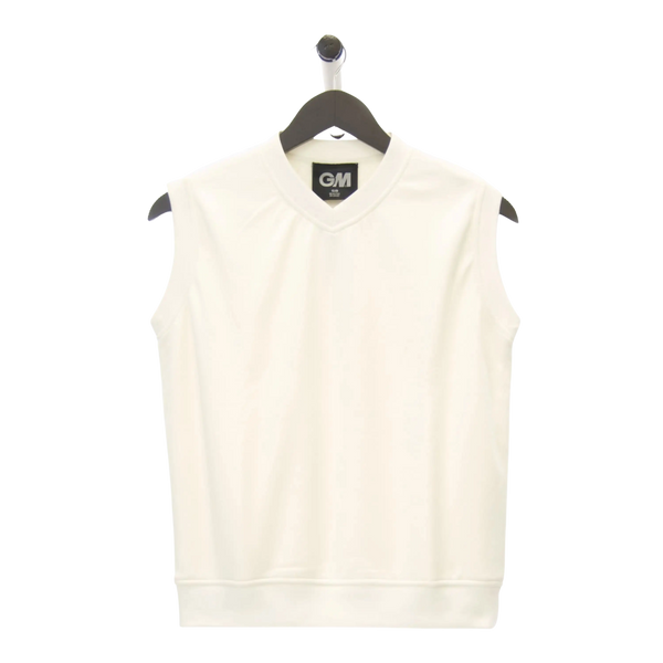 Gunn & Moore Teknik Plain Cricket Slipover for Adults in Ivory