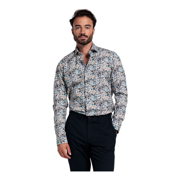 Giordano Long Sleeve Floral Shirt
