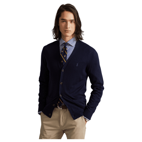 Polo Ralph Lauren Slim Fit Wool Cardigan for Men