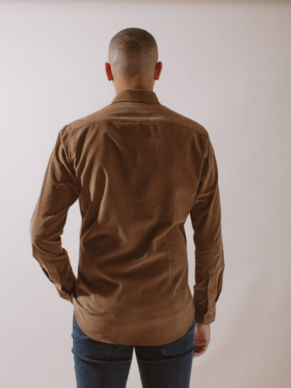 William David Southwold Button Down Corduroy Shirt