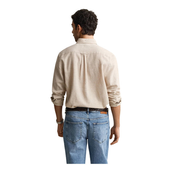 GANT Long Sleeve Cotton Linen Shirt