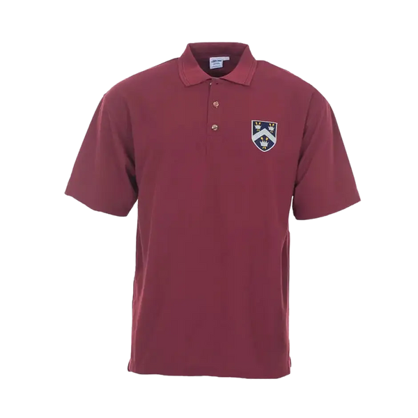 Old Framlingham Old Framlinghamian Crested Polo Shirt - Maroon