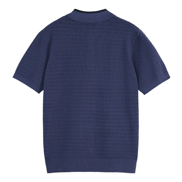 Scotch & Soda Structured Knitted Regular Fit Polo