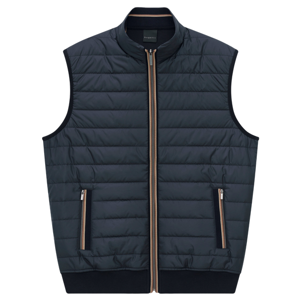 Bugatti Quilted Jersey Gilet