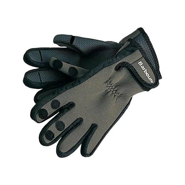 Barbour Neoprene Gloves in Green