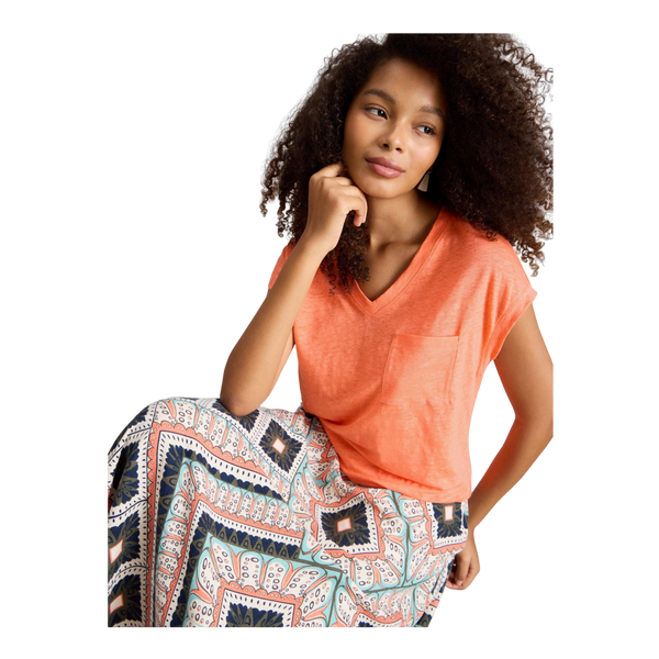 White Stuff Iris Linen Tee