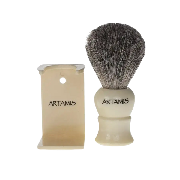Artamis Mens Mixed Badger Shaving Brush in Ivory