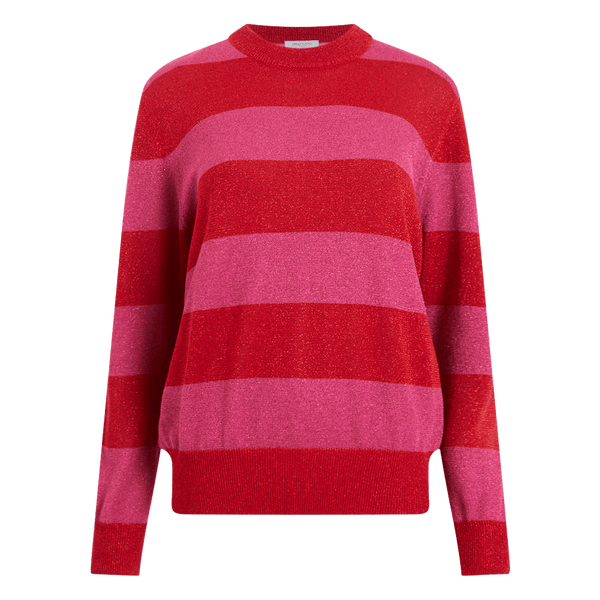 Great Plains Sparkle Stripe Knit Crew Neck Jumper