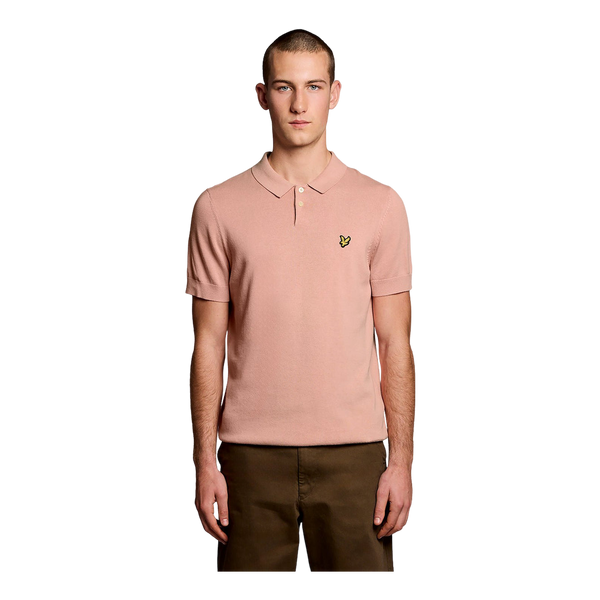 Lyle & Scott Cotton Short Sleeve Knitted Polo