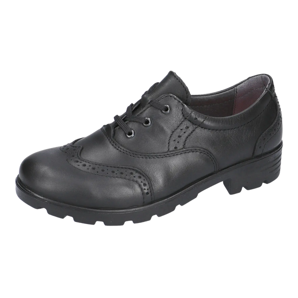Lucy School Shoes for Girls in Black