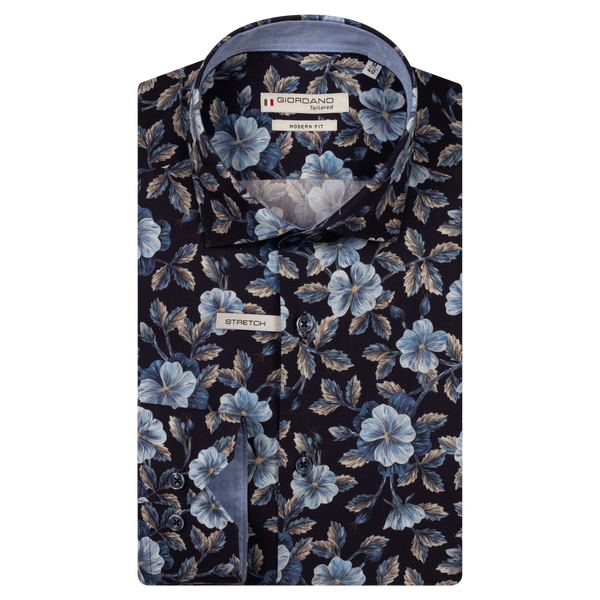 Giordano Floral Print Shirt Made With Liberty Fabric