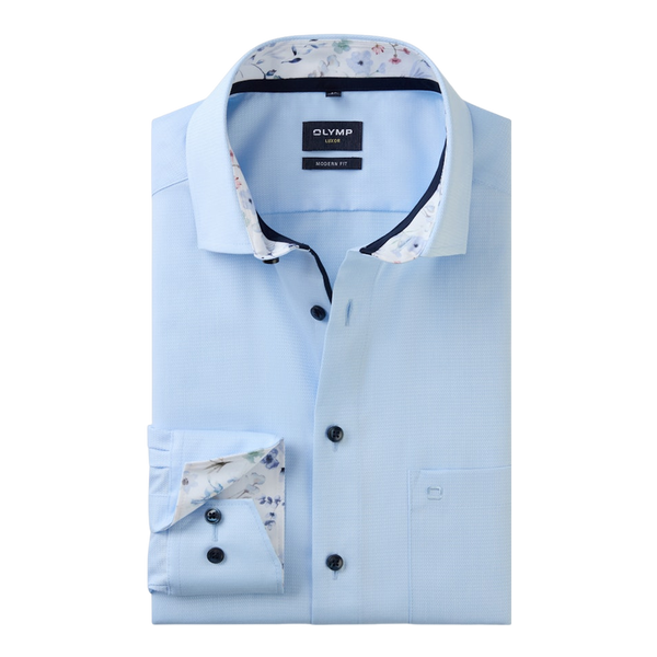 Olymp Long Sleeve Textured Formal Shirt