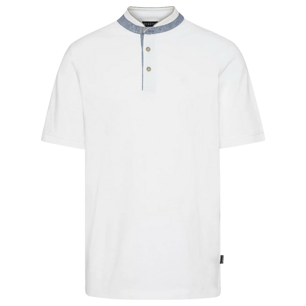 Bugatti Collarless Polo Shirt