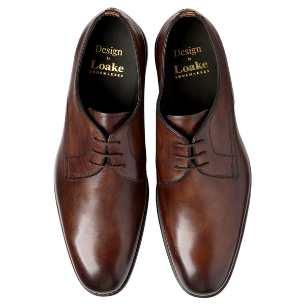 Loake Atherton Plain Toe Derby Shoe